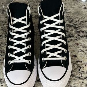 Converse Black and White High-Tops